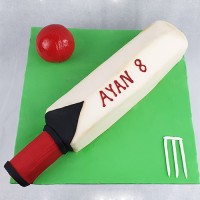 Cricket Bat 3D Cake
